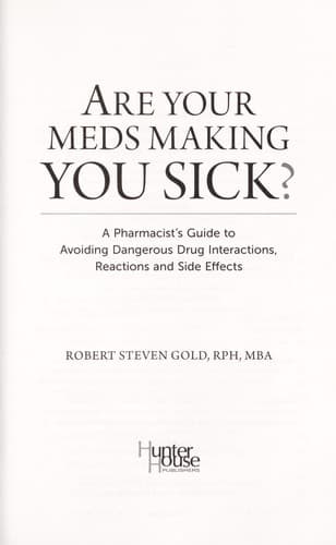 Tapa de Are your meds making you sick?