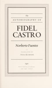 Tapa de The autobiography of Fidel Castro