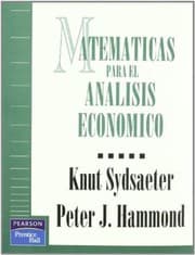 Tapa de Matemáticas para el análisis económico