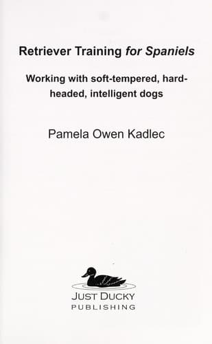Tapa de Retriever training for spaniels