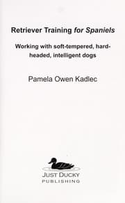 Tapa de Retriever training for spaniels