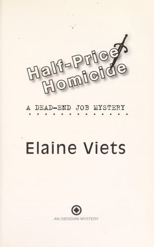 Tapa de Half-price homicide