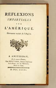 Tapa de Réflexions impartiales sur l'Amérique