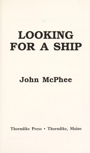 Tapa de Looking for a ship