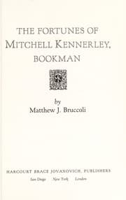 Tapa de The fortunes of Mitchell Kennerley, bookman