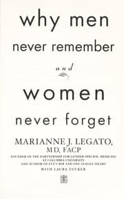 Tapa de Why men never remember and women never forget