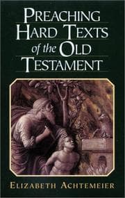 Tapa de Preaching hard texts of the Old Testament