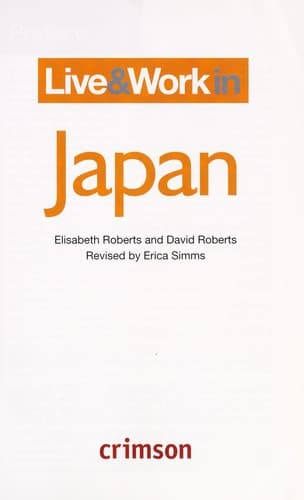 Tapa de Live & work in Japan