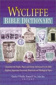 Tapa de Wycliffe Bible Dictionary