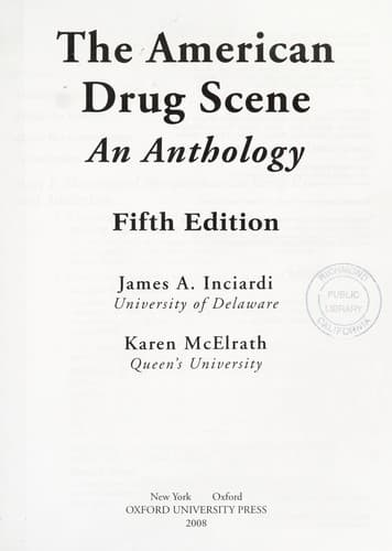 Tapa de The American Drug Scene
