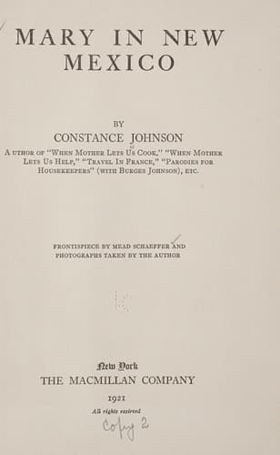 Tapa de Mary in New Mexico