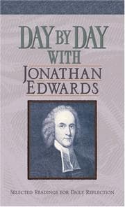 Tapa de Day by day with Jonathan Edwards