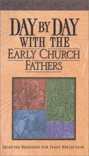 Tapa de Day by day with the early church fathers