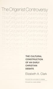 Tapa de The Origenist controversy