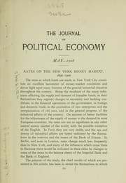 Tapa de Rates on the New York money market, 1896-1906
