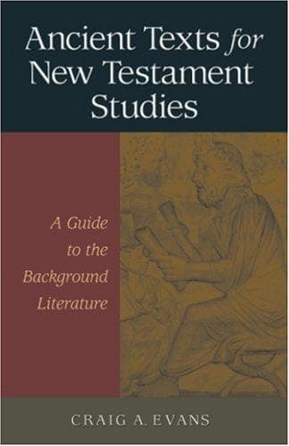 Tapa de Ancient texts for New Testament studies