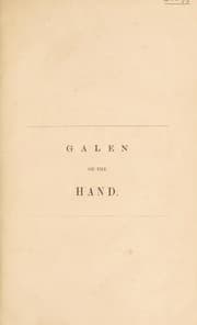Tapa de Galen on the hand