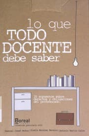 Tapa de Lo que todo docente debe saber