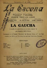 Tapa de La gaucha