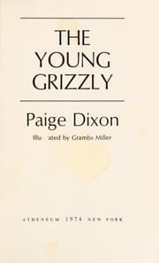 Tapa de The young grizzly