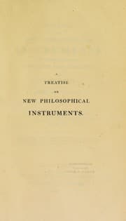Tapa de A treatise on new philosophical instruments for various purposes in the arts and sciences. With experiments on light and colours