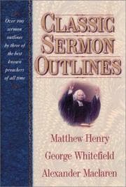 Tapa de Classic Sermon Outlines