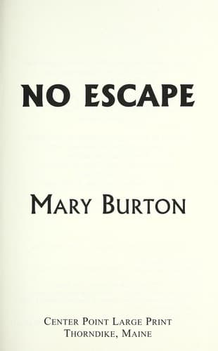 Tapa de No escape