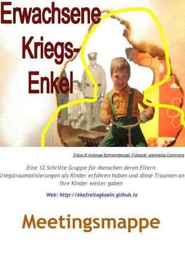 Tapa de Erwachsene Kriegsenkel Meetingmappe
