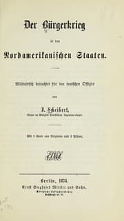 Tapa de Der B©ơrgerkrieg in den Nordamerikanischen Staaten