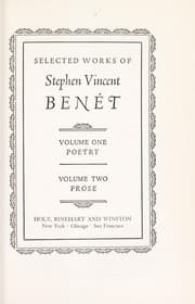 Tapa de Selected works of Stephen Vincent Bene t.