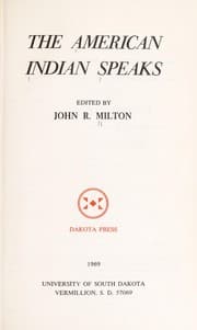 Tapa de The American Indian speaks