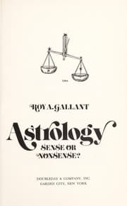 Tapa de Astrology: sense or nonsense?