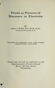 Tapa de Priests as pioneers of discovery in electricity
