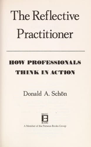 Tapa de The reflective practitioner