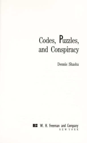 Tapa de Codes, puzzles, and conspiracy