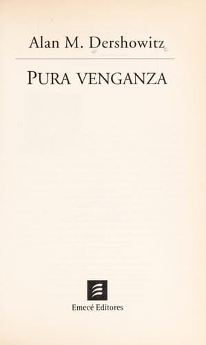 Tapa de Pura Venganza
