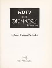 Tapa de HDTV for dummies
