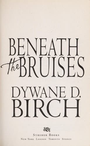 Tapa de Beneath the bruises