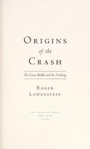 Tapa de Origins of the crash