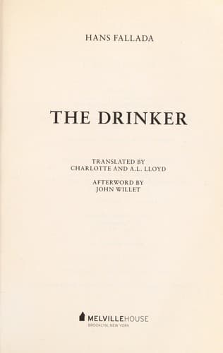 Tapa de The drinker