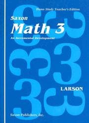 Tapa de Math 3 Home Study Kit