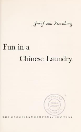 Tapa de Fun in a Chinese laundry.