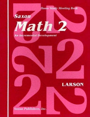 Tapa de Saxon Math 2