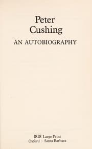 Tapa de Peter Cushing : an autobiography