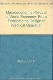 Tapa de Macroeconomic policy in a world economy