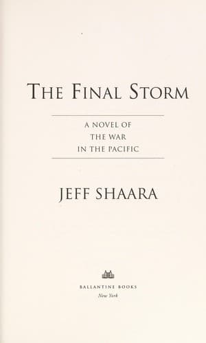 Tapa de The final storm