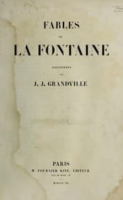 Tapa de Fables de La Fontaine illustrées
