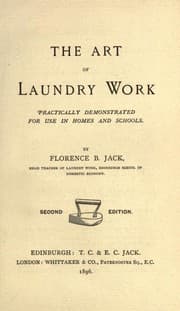 Tapa de The Art of Laundry Work