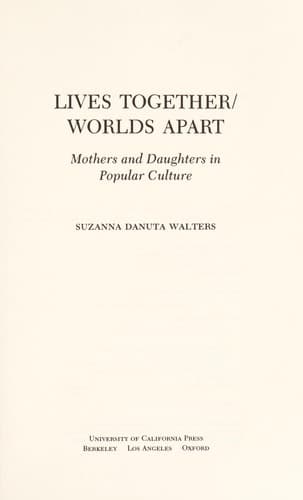 Tapa de Lives together/worlds apart