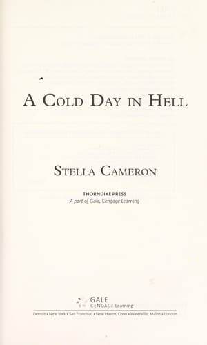 Tapa de A cold day in hell
